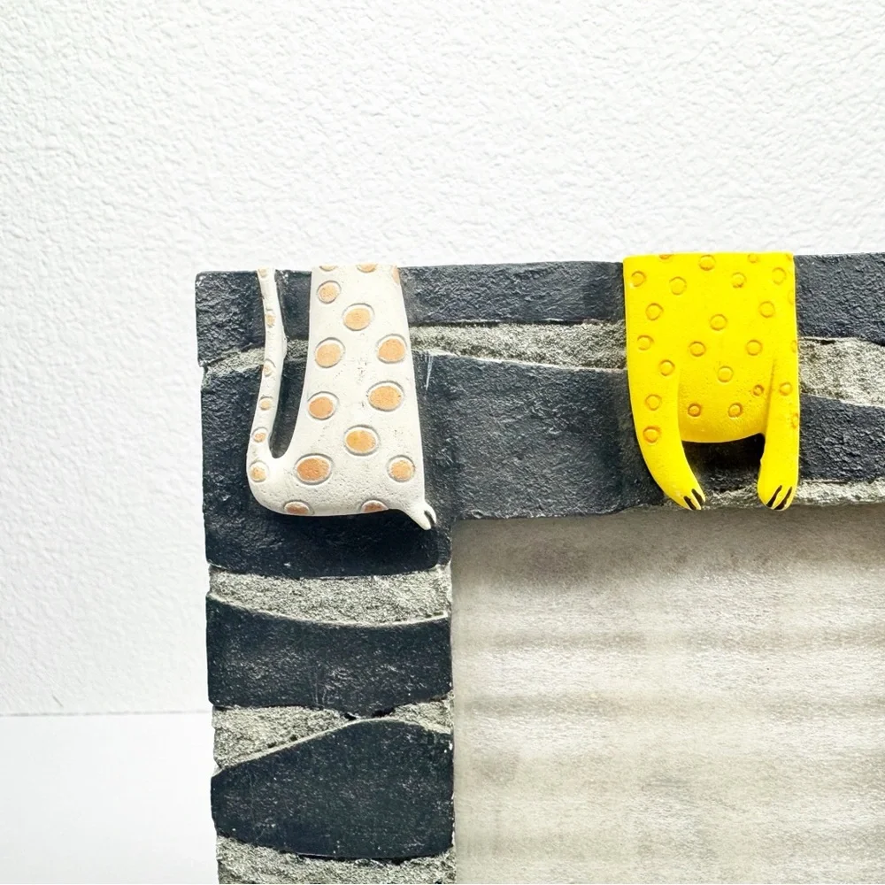 Slate 3D Cat Picture Frame